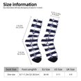 thumbnail image 4 of Goofa Anchors Printed Men's Crew Socks, Soft Durable Breathable Moisture-Wicking with Odor Control Cotton socks, 4 of 9