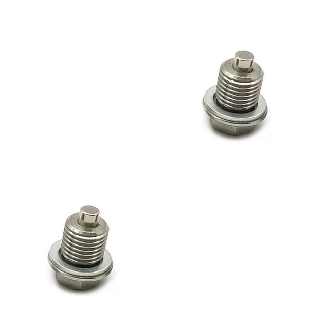 Speravity Tornillos universales para cárter de aceite de motor, pernos de drenaje de Metal para vehículos con arandela, actualización de Type2 NO2