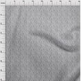 thumbnail image 3 of oneOone Georgette Viscose Fabric Stripe & Floral Block Printed Fabric 1 Yard 42 Inch Wide, 3 of 4