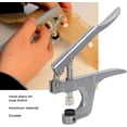 thumbnail image 4 of ZOUSSIQI Rivet Press, No Disassembly Required Durable Lightweight and Portable Aluminum Material Snap Installation Tool for Leather Crafting for Sewing Clothing CA919-44746, 4 of 8