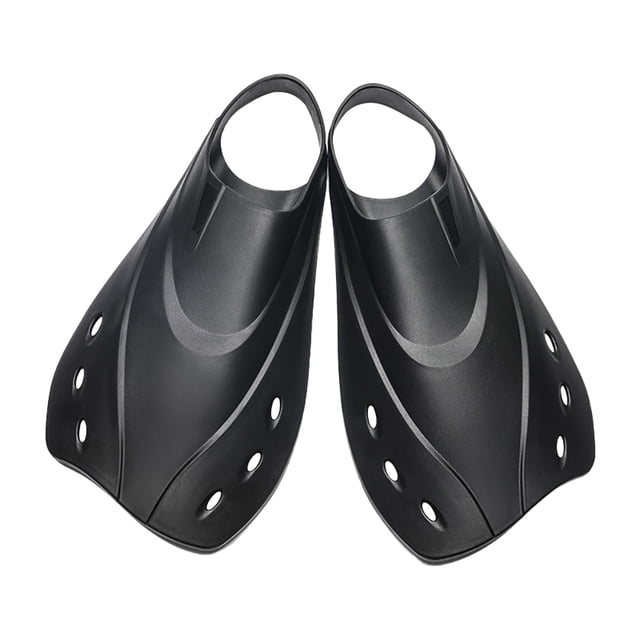 WRISTBIQUE 1Par Aletas Negras Para Natación Y Snorkel Con Material Resistente Y