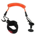 thumbnail image 1 of 4ft 7mm ed Surfboard Leash With Threaded Plug / Wrist, 1 of 8