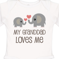 thumbnail image 4 of Inktastic Granddad Loves Me Grandchild Boys or Girls Long Sleeve Baby Bodysuit, 4 of 5