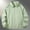 002 Green, variant on Men's Oversize Bomber Jacket Lightweight Casual Long Sleeve Lapel Zip Up Coat with Pockets