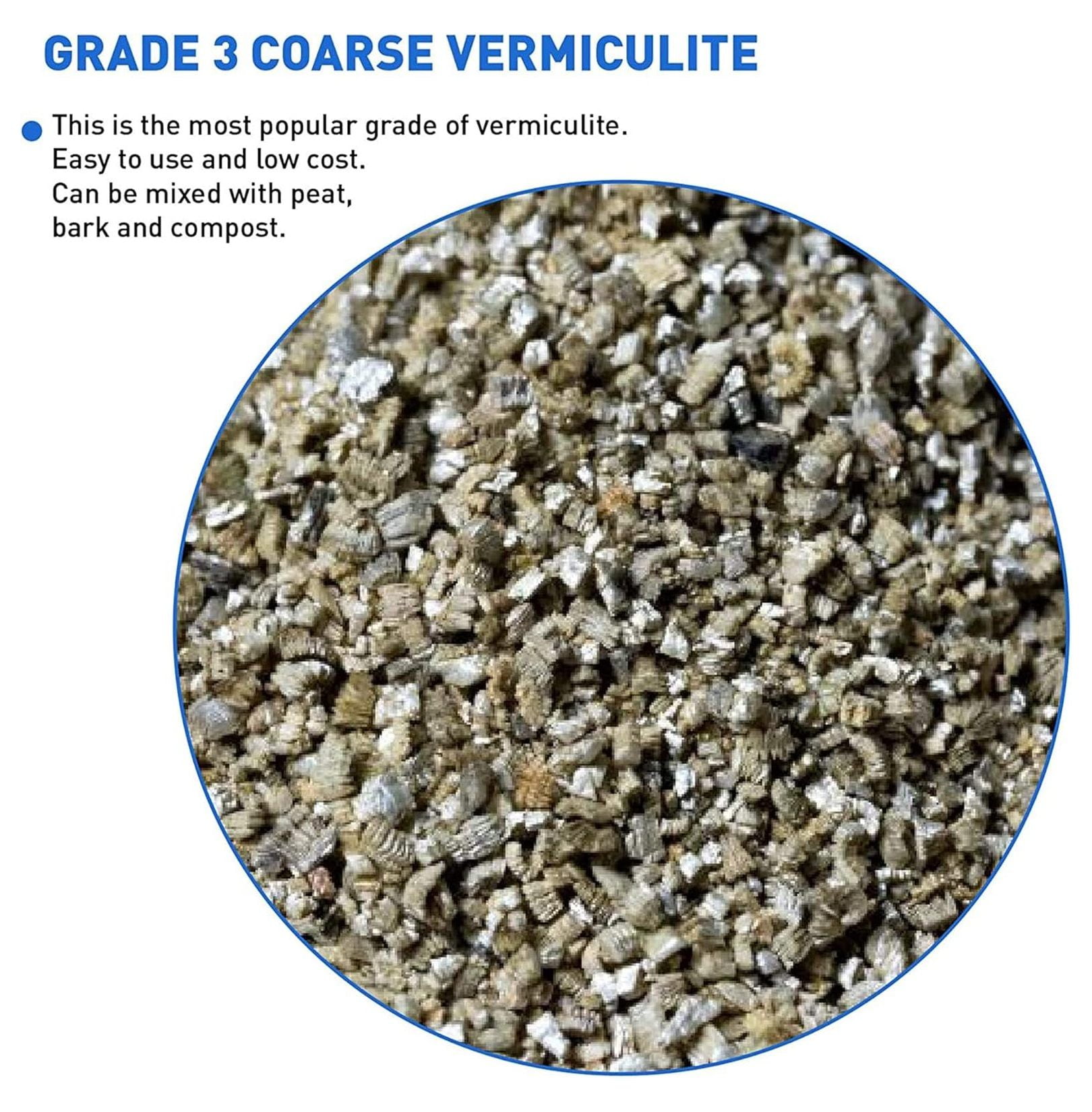 Coarse Vermiculite Potting Soil Mix for Planting, 4 Cu Ft, 18 Lbs