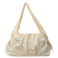 thumbnail image 1 of Bolso Hombro Mujer Casual Color Sólido Nube Plisada para Viajes Al Aire Libre, 1 of 9