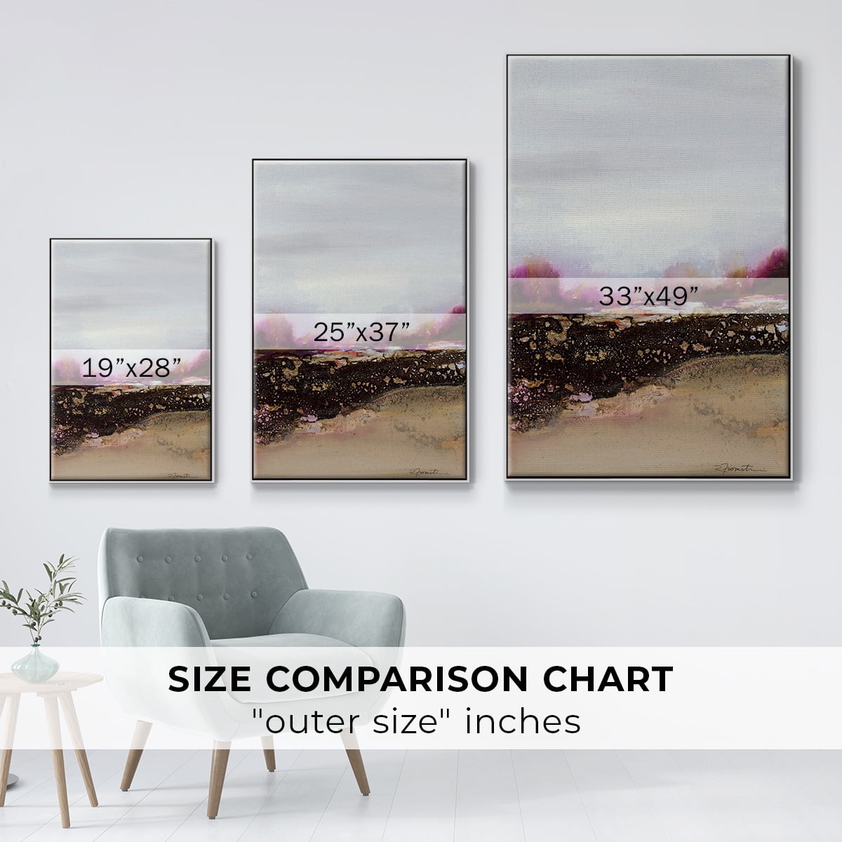 Reflections of My Mind Framed Premium Gallery Wrapped Canvas - Ready to Hang - 17 x 25 - White Floating Frame
