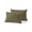 Dark Avocado Green, variant on Waterproof Outdoor Throw Pillows with Inserts 16"x16" Set of 2, Ivory White Soft Decorative Pillowcases for Couch Bedroom, Modern Pure Ivory White Pillow Covers for Sofa Living Room