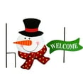 thumbnail image 5 of YUMBOR 10” x 34” Hand-Painted Metal Christmas Snowman Yard Signs, 5 of 6