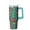 Greenish-blue, variant on 30oz Holiday Christmas Tree Tumbler with Handle and Straw, Festive Winter Coffee Cup, Stainless Steel Insulated Mug, Gifts for Women Men