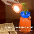 thumbnail image 7 of Wuztai Wireless Flower Desk Lamp with Vase, Flexible Gooseneck Rechargeable LED 3 Color Modes, USB Charging Bedside Light, 7 of 7