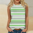 thumbnail image 2 of Uaswgudfs Women's Breathable Striped - Sleeveless Crew Neck Tank Top with Color Block Design for Business Casual Loose Fit Tops, 2 of 4
