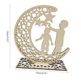 thumbnail image 2 of Ramadán Mubarak DIY Decoraitons Adorno artesanal de madera Eid para decoración de fiesta musulmana islámica, 2 of 8