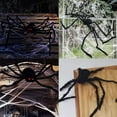 thumbnail image 6 of Dream Lifestyle Big Plush Spider Voice Control Black Spider Trick Toy Scene Layout Atmosphere Decoration 8 Styles Horror Huge Spider Party Bar Halloween Decoration, 6 of 7