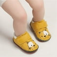 thumbnail image 3 of Baby Boys Girls Walking Shoes Hard Bottom Non Slip PU Leather Outdoor Sneaker Infant Carton Slipper Toddler First Walker Crib Shoes(3-18 Months), 3 of 7
