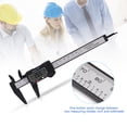 thumbnail image 1 of Vernier Caliper Caliper Plastic Digital Caliper With Extra Large Lcd Screen For Measuring Inside Outside Depth Steps Silver, 1 of 8