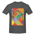 thumbnail image 4 of Bingfone Dancing African Womans Men'S Loose Fit Short-Sleeve Pocket T-Shirt, 4 of 7