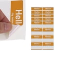 thumbnail image 4 of Unique Bargains Handwritten Name Gift Stickers 3.5"x2.25" 6 Pcs Yellow, 4 of 5
