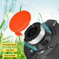 thumbnail image 3 of Trimmer Spool Replacement for Black + Decker, 30ft 0.065" Trimmer Line, Auto Feed Weed Wacker String (8 Pack Spool+2 Spool Cap+2 Spring), 3 of 7