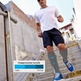 thumbnail image 3 of 3 Pairs Medical Sport Compression Socks - 15-20mmhg Graduated Knee-High Support for Men & Women, Ideal for Soccer, Running, and Nurses, 3 of 8