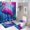 AA-1, variant on Space Adventure Icons Set-1 Shower Curtain Sets Non-Slip Rugs Bath Mat Toilet Cover U Shaped Mat 4 Pcs