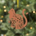 thumbnail image 3 of CafePress - Life Is Better With A Cat - Acrylic Circle Christmas Ornament, 3 of 4