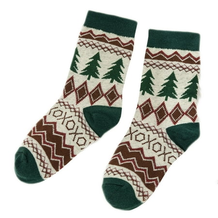 

Fuzzy Socks for Women Socks for Women 1Pair Children/Adult Christmas Vintage Cashmere Sock Comfortable Socks