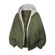 thumbnail image 1 of Ceisia Men's solid color warm hooded coat long sleeve outerwear Gift, 1 of 4