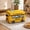 Yellow, variant on School Bus Treasure Box for Classroom Foldable Chest Storage Box with Lid, Teachers Students Toy Chest, Kids Prizes Awards for Bedroom Playroom Basket