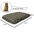 thumbnail image 2 of Geometric Pet Bed, Stars and Squares Pattern Abstract Shapes Illustration Polka Dotted Background, Resistant Pad for Dogs and Cats Cushion with Removable Cover, 24" x 39", Multicolor, by Ambesonne, 2 of 4