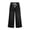 4c# Black, variant on Jean Capris for Women Stretchy Baggy Drawstring Straight Wide Leg Cropped High Waisted Boyfriend Pull On Petite Denim Capri Pants Navy XL