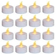 thumbnail image 1 of Velas de té LED sin llama Nancia, paquete de 100 unidades, color amarillo cálido, 1 of 7