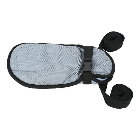 

Hand Restraint Glove Soft Lining Prevent Self Injury Universal Hand Control Glove Safe For Patient For Elderly Gray