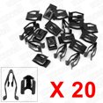 thumbnail image 4 of Unique Bargains 20Pcs Black Auto Car Dash Dashboard Console Trim Metal Retainer, 4 of 4