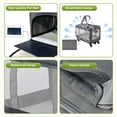 thumbnail image 2 of Behome Cat Carrier with Wheels, Foldable Puppy Travel Bag Support Up to 33 LBS, Super Ventilated Design, Ideal for Traveling/Hiking/Camping, 2 of 6