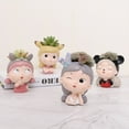 thumbnail image 4 of Ceramic Plant Pots Handmade Desktop Modeling Flower Pot For Indoor Outdoor(Playful), 4 of 7
