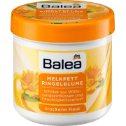 Balea Milk Fat Marigold, 250 ml, Cares for Dry, Stressed or Cracked Skin, Vegan - German Product