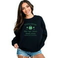 thumbnail image 5 of Farm Fresh Four Leaf Clovers Sweatshirt, Vintage Style St. Patrick's Day Apparel, Unisex Green Pullover, Irish Heritage Clothing, 5 of 7