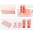 thumbnail image 4 of Estante Organizador de Artículos de Papelería HappyWare 4 cajas apilables rosa, 4 of 4