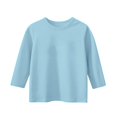 thumbnail image 5 of GiLiling Girls 3/4 Sleeve Crewneck Sweatshirt, Colorful Art Print Basic Blouse, Relaxed Fashion Top for Shopping Trips and Casual Friend Gatherings, 5 of 7