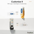 thumbnail image 7 of 10 Pack USB Flash Drive Free Customized Personalized Logo, Custom Name USB 2.0 Metal Portable Disc, USB Thumb Drive Memory Stick Customized Logo for Company Advertising Individuals（16GB*10PACK), 7 of 7