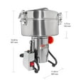 thumbnail image 5 of Grain Mill Grinder | High-Speed Grinder Machine | Wheat, Corn, Spices and Nut Chopper | Swing Type Electric Grinder Size: 350 gr, Voltage: 110V, 5 of 104