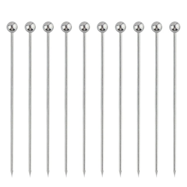 Yhmxh Utensilios de cocina Palillos de cóctel de acero inoxidable M Artini Picks Palillos de cóctel Palillo de dientes de metal Muebles para cocina Accesorios de cocina Mueble organizador cocina