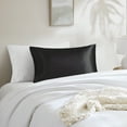 thumbnail image 2 of Mainstays Satin Body Pillowcase - Classic Black - Frizz Control & Cooling Comfort - 1 Pack, 2 of 8