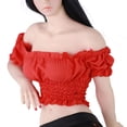 thumbnail image 1 of 1 Set 1/6 Action Figure Exquisite Clothes Realistic Creative Shirt Unique Design DIY Accessory Detachable Costume for 12inch Figure red, 1 of 5