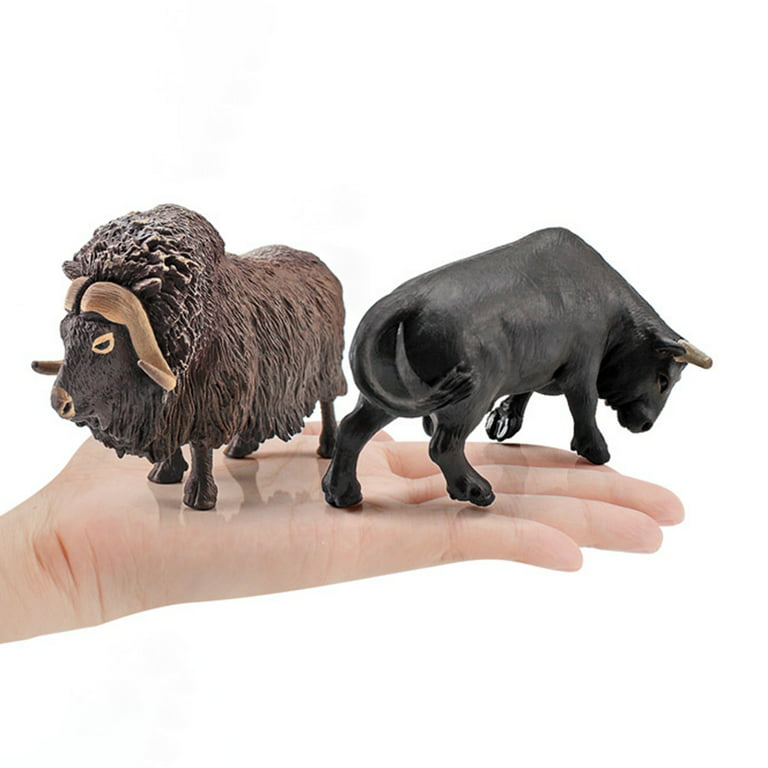 U Brands Mini Animal Head Push-Pins – White and Gold - Unicorn, Elephant,  Deer, Rhino, Buffalo, & Moose – 6pcs – BRiKHOUS