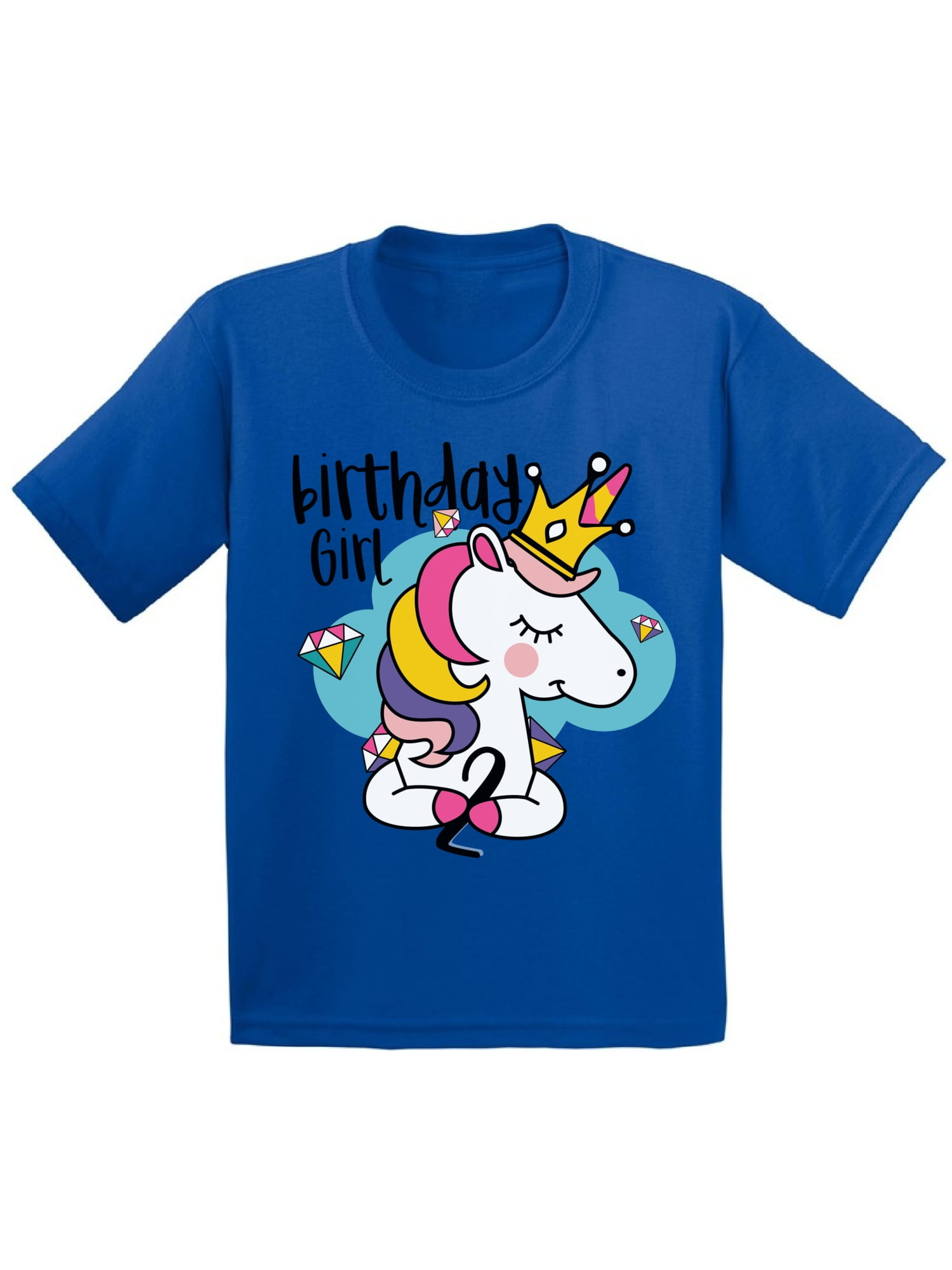 Awkward Styles Birthday Girl Infant Shirt Princess Unicorn Tshirt for
