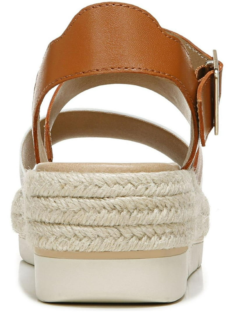 Dr. Scholl's Shoes Womens Once Twice Faux Leather Ankle Strap