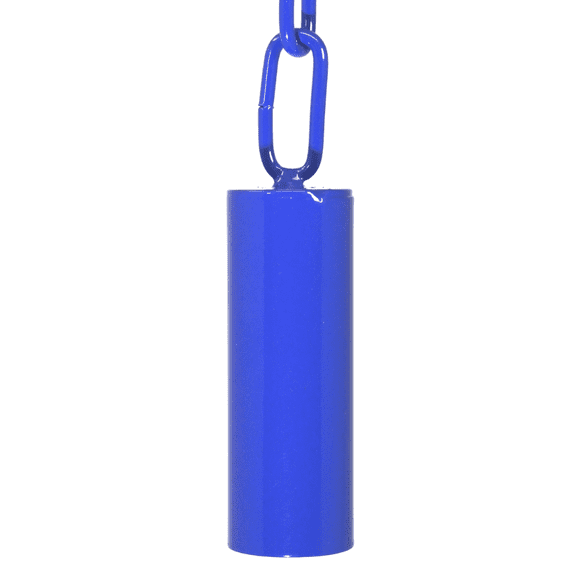 1341 Small Indestructible Pipe Bell. (Blue.)