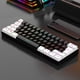 thumbnail image 3 of Teclado mecánico para juegos con cable, diseño de luz RGB, 61 teclas, diseño compacto, teclado de computadora ligero, 3 of 8